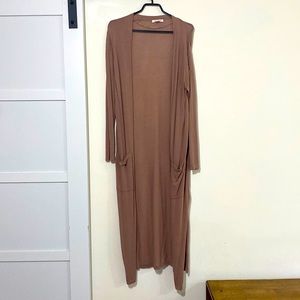 Joe fresh dusty pink duster